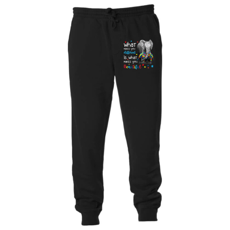 What Makes You Different Elephant Mom Autism Awareness Unisex Jogger | Artistshot