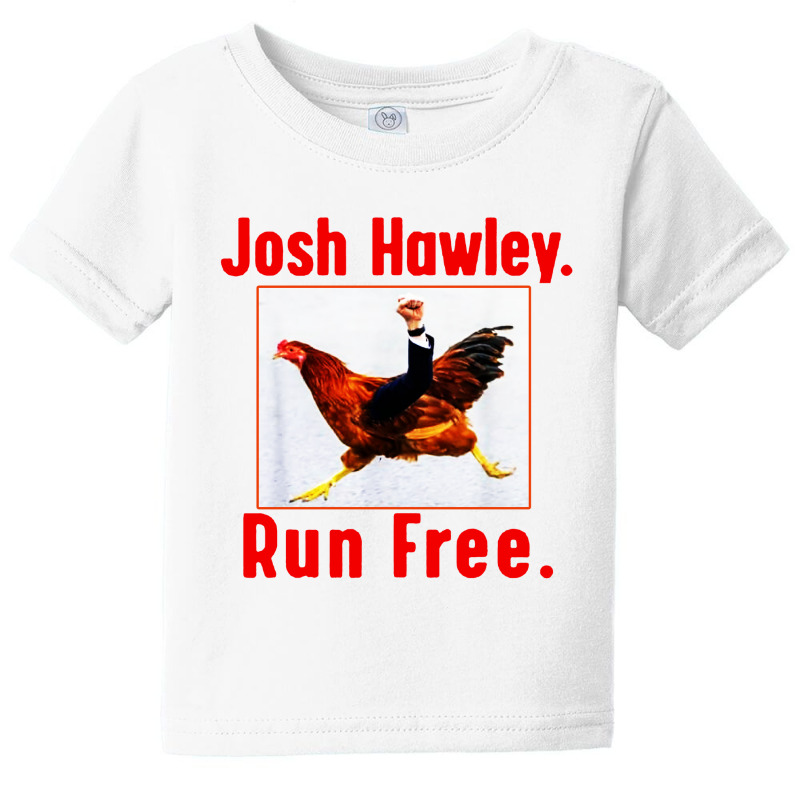 Josh Hawley Run Free Funny  Running Baby Tee by Mozza | Artistshot