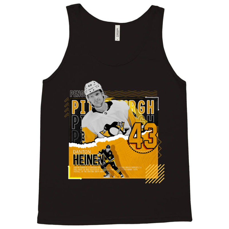 Danton Heinen Hockey Paper Poster Penguins Tank Top by kr205 | Artistshot