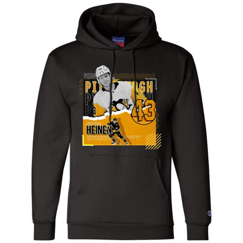 Danton Heinen Hockey Paper Poster Penguins Champion Hoodie by kr205 | Artistshot