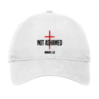 Vintage Not Ashamed Romans Adjustable Cap | Artistshot