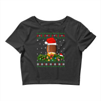 Football American Football Sports Lover Xmas Ugly Rugby Christmas 177  Crop Top | Artistshot