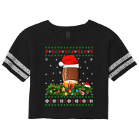 Football American Football Sports Lover Xmas Ugly Rugby Christmas 177  Scorecard Crop Tee | Artistshot