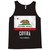 Covina   California  Cali City Souvenir   Ca Flag Top T Shirt Tank Top | Artistshot