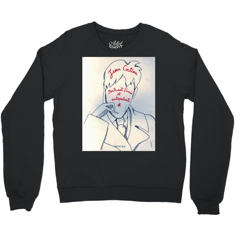 ジャン・コクトー Jean Cocteau  Portraits D'amis Et… Crewneck Sweatshirt by David J | Artistshot