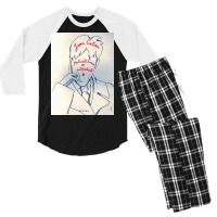 ジャン・コクトー Jean Cocteau  Portraits D'amis Et… Men's 3/4 Sleeve Pajama Set | Artistshot