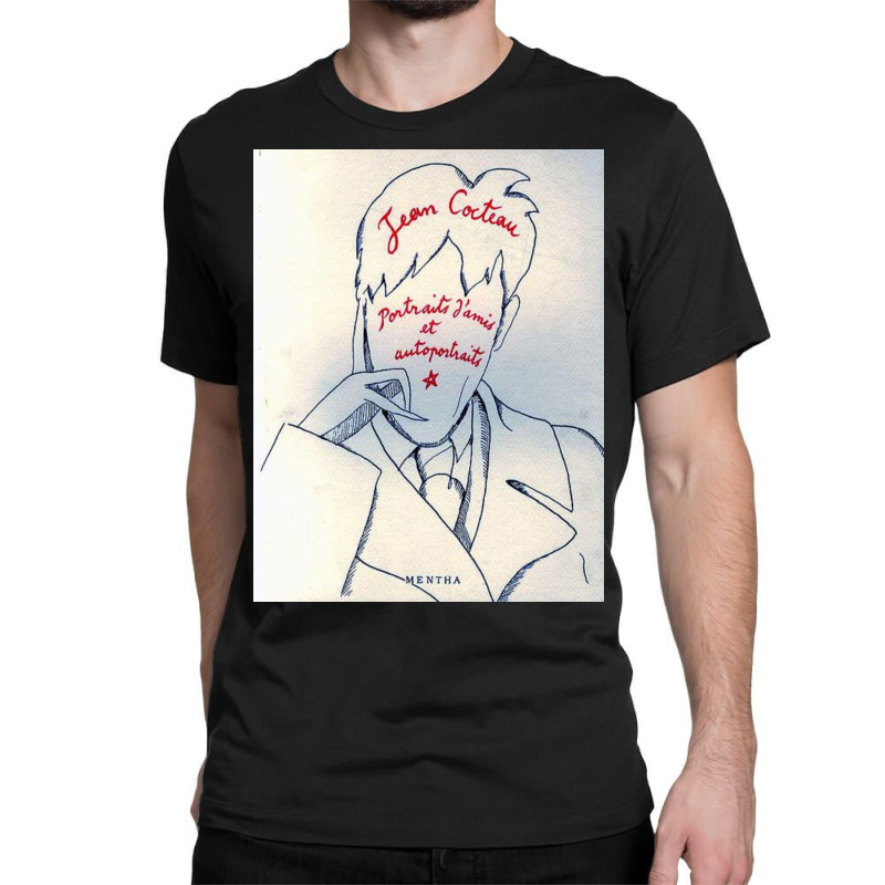 ジャン・コクトー Jean Cocteau  Portraits D'amis Et… Classic T-shirt by David J | Artistshot