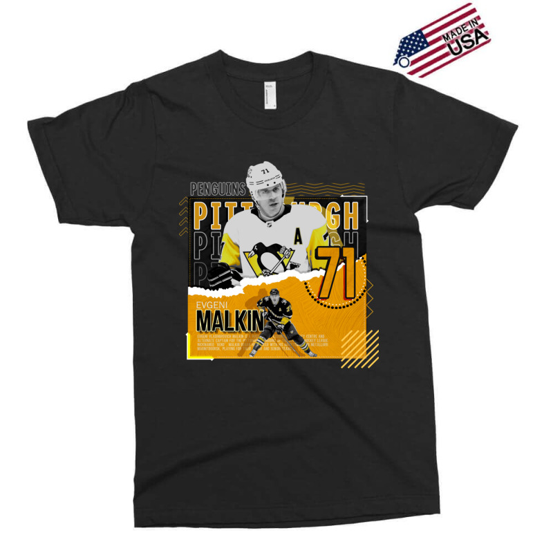 Evgeni Malkin Hockey Paper Poster Penguins Exclusive T-shirt by kr205 | Artistshot