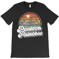 Funny Pontoon Princess Boat Pontooning Boating Womens Summer T Shirt T-shirt | Artistshot