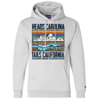 Vintage Heads Carolina Tail California Summer Beach Paradise T Shirt Champion Hoodie | Artistshot