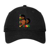 Juneteenth Celebrating 1865 Cute Black Girls Kids Adjustable Cap | Artistshot