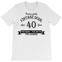 Aged 40 Years T-shirt | Artistshot