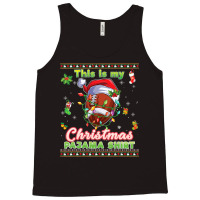 Football This Is My Christmas Pajama Football Sweater Ugly Xmas 429 Tank Top | Artistshot