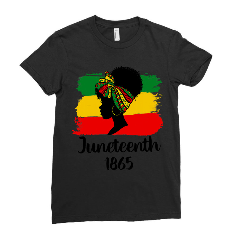 Juneteenth Is My Independence Day Black Women Black Pride Ladies Fitted T-Shirt by nhan0105 | Artistshot