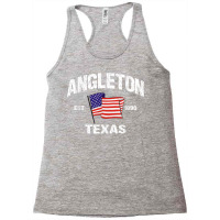 Angleton Texas Tx Usa Stars & Stripes Vintage Style Racerback Tank | Artistshot