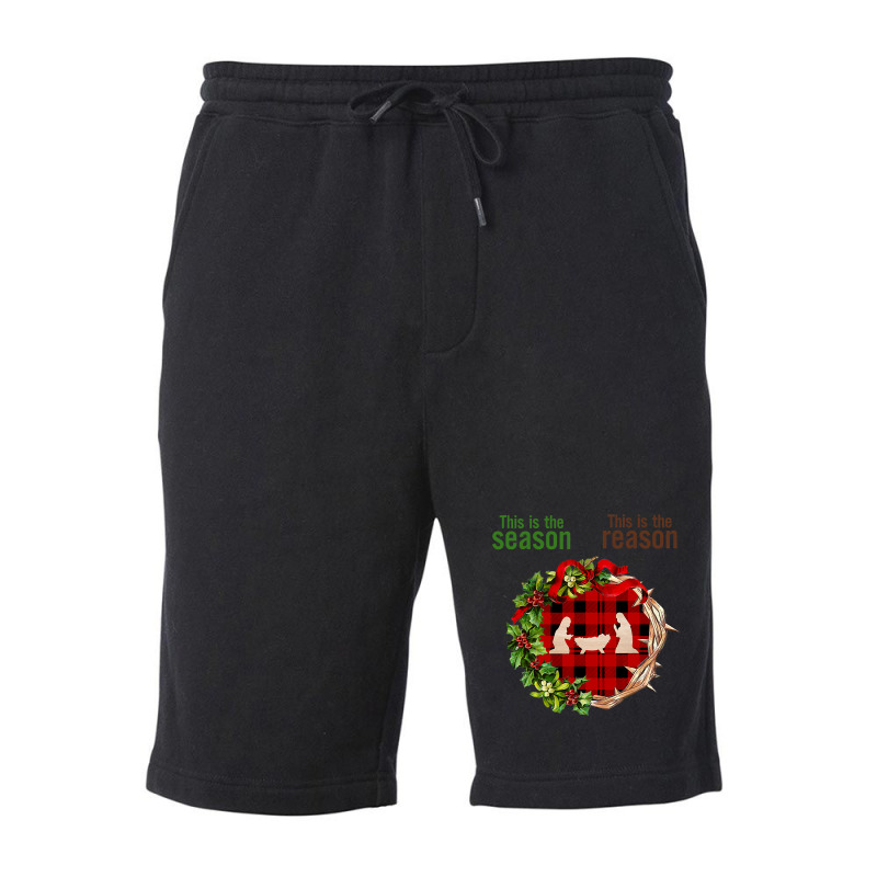 Christian Christmas Nativity Jesus Is The Reason The Season Christian  Fleece Short by golferu | Artistshot