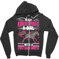 Friesian Horse  Shirt Friesian Horse Girl   783 Zipper Hoodie | Artistshot