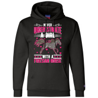 Friesian Horse  Shirt Friesian Horse Girl   783 Champion Hoodie | Artistshot