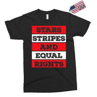 Stars Stripes Equal Rights Bold 4th Of July Women's Rights Exclusive T-shirt | Artistshot