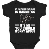 Its Me You Should Worry About   California King Snake Pullover Hoodie Baby Bodysuit | Artistshot