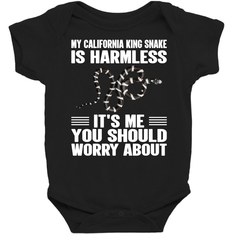 Its Me You Should Worry About   California King Snake Pullover Hoodie Baby Bodysuit | Artistshot