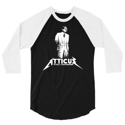 To Kill A Mockingbird Atticus 3/4 Sleeve Shirt Designed By Printshirts