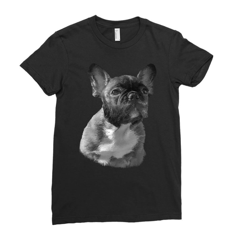 Bulldog With Sideburns T Shirtbulldog With Sideburns T Shirt Ladies Fitted T-Shirt by routskeleton | Artistshot