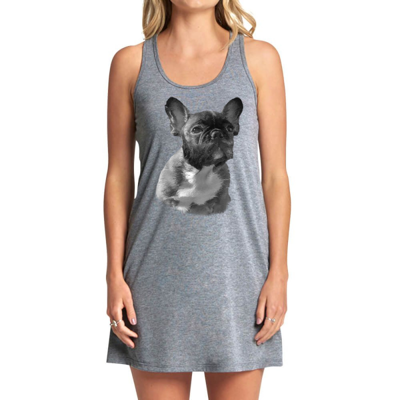 Bulldog With Sideburns T Shirtbulldog With Sideburns T Shirt Tank Dress by routskeleton | Artistshot