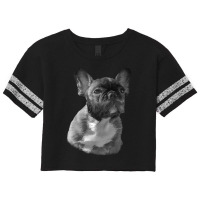 Bulldog With Sideburns T Shirtbulldog With Sideburns T Shirt Scorecard Crop Tee | Artistshot