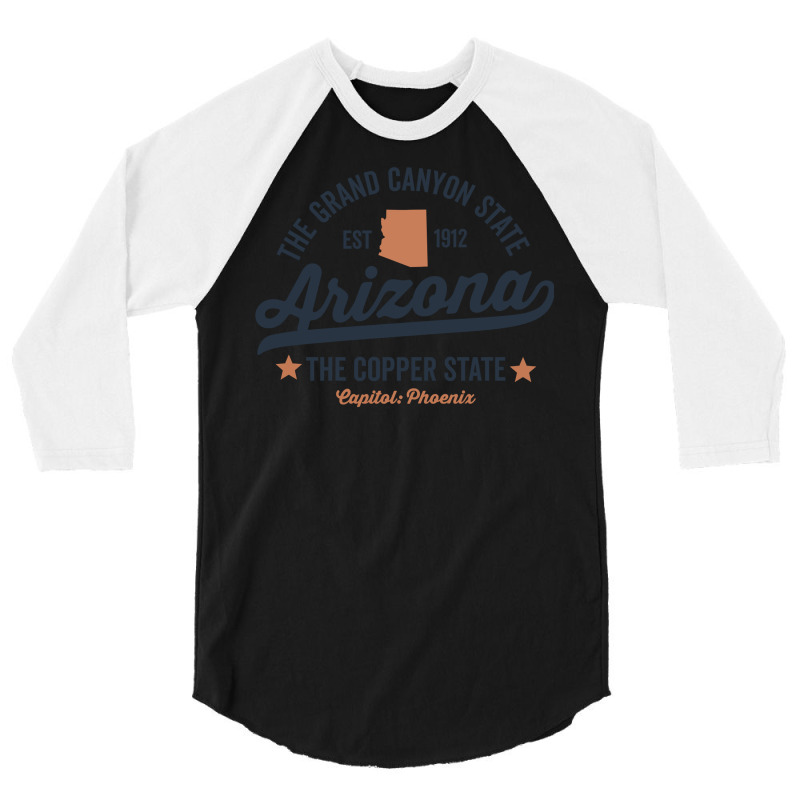 Arizona Vintage Sports Design Copper State Long Sleeve T Shirt 3/4 Sleeve Shirt | Artistshot