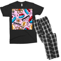 Physics Seamless Pattern Men's T-shirt Pajama Set | Artistshot