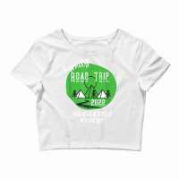 Fun Matching Family Road Trip 2022 Navigation Expert T Shirt Crop Top | Artistshot