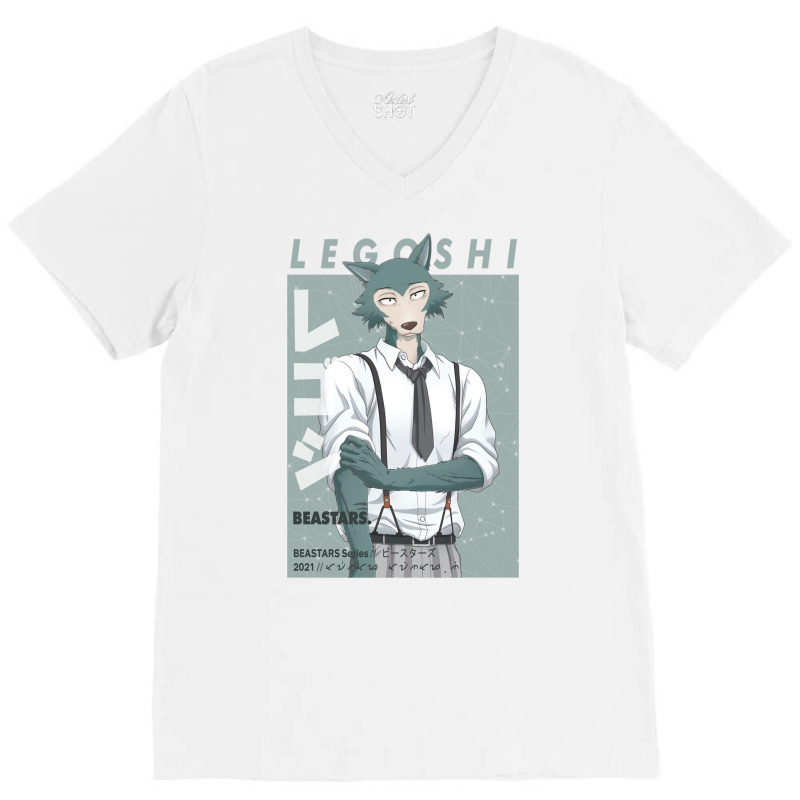 Beastars - Legoshi Classic V-Neck Tee by PODCUSTOM | Artistshot