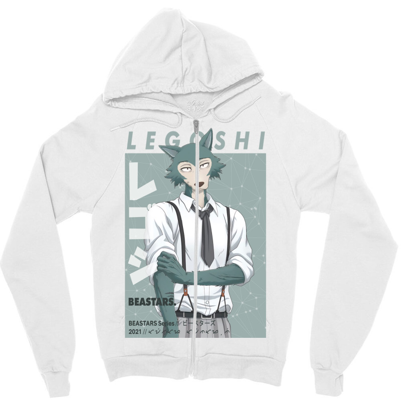 Beastars - Legoshi Classic Zipper Hoodie by PODCUSTOM | Artistshot