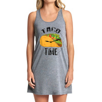 Taco Time  Cool Cinco De Mayo Mex Foods Funny Gift Tank Top Tank Dress | Artistshot