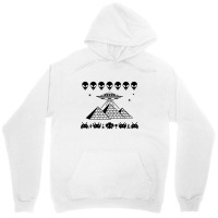 Pyramid T Shirt Ufo T Shirt Space Invaders T Shirt Area 51 Shirt Alien Unisex Hoodie | Artistshot