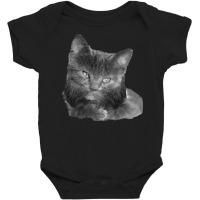 Cat With Sideburns T Shirtcat With Sideburns T Shirt Baby Bodysuit | Artistshot