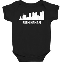 Birmingham Alabama Skyline Cityscape T Shirt Baby Bodysuit | Artistshot