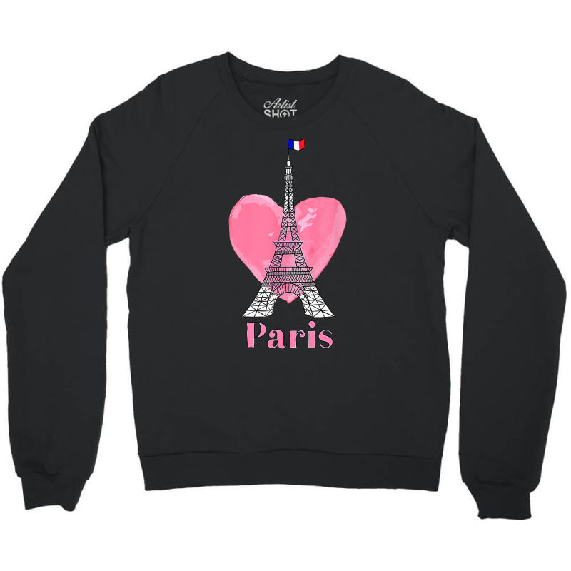 I Love Paris T Shirt Eiffel Tower France Men's Women's Kids Premium T Crewneck Sweatshirt by alaizws | Artistshot