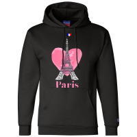 I Love Paris T Shirt Eiffel Tower France Men's Women's Kids Premium T Champion Hoodie | Artistshot