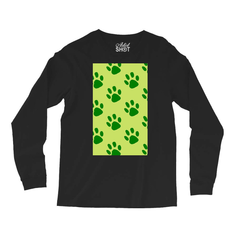 Beast Boy Paw Print (multiple) Long Sleeve Shirts by Abregooi | Artistshot