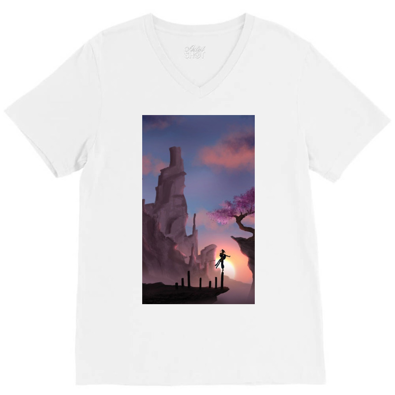 Beau V-Neck Tee by Abregooi | Artistshot