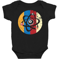 Awesome Billiards Ball Atom Science Pool Player Scientists T Shirt Baby Bodysuit | Artistshot