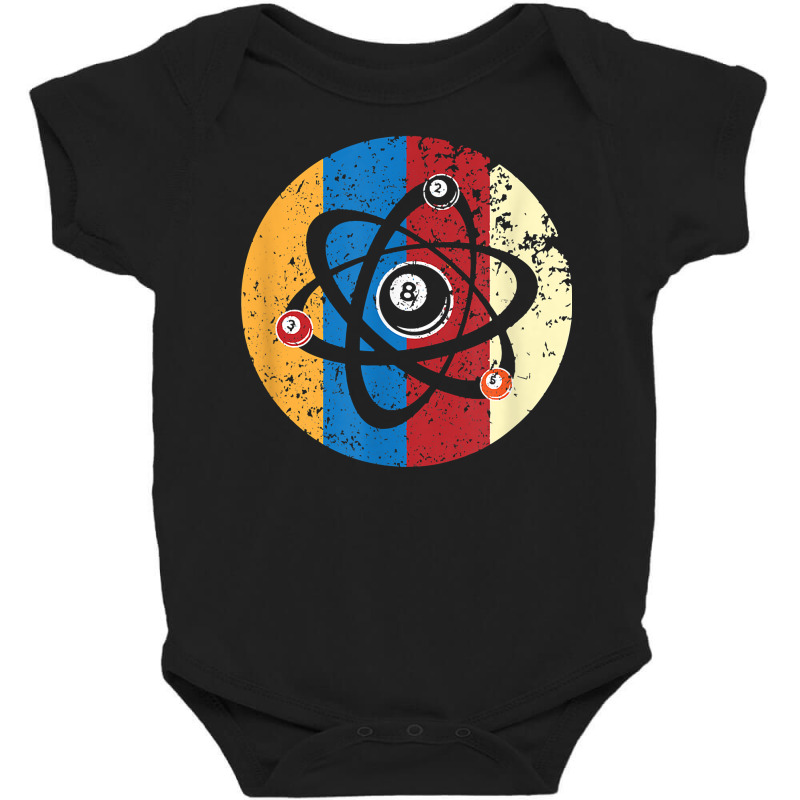 Awesome Billiards Ball Atom Science Pool Player Scientists T Shirt Baby Bodysuit | Artistshot