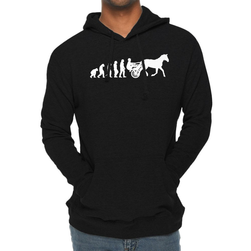 Trotting Horse Trotting Harness Racing Horses Trotting Race Premium Lightweight Hoodie | Artistshot