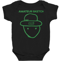 Amateur Leprechaun Sketch Mobile Alabama St Patrick's Day Tank Top Baby Bodysuit | Artistshot