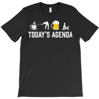 Billiard Funny Tee Today's Agenda Billiards Snooker Gift T Shirt T-shirt | Artistshot