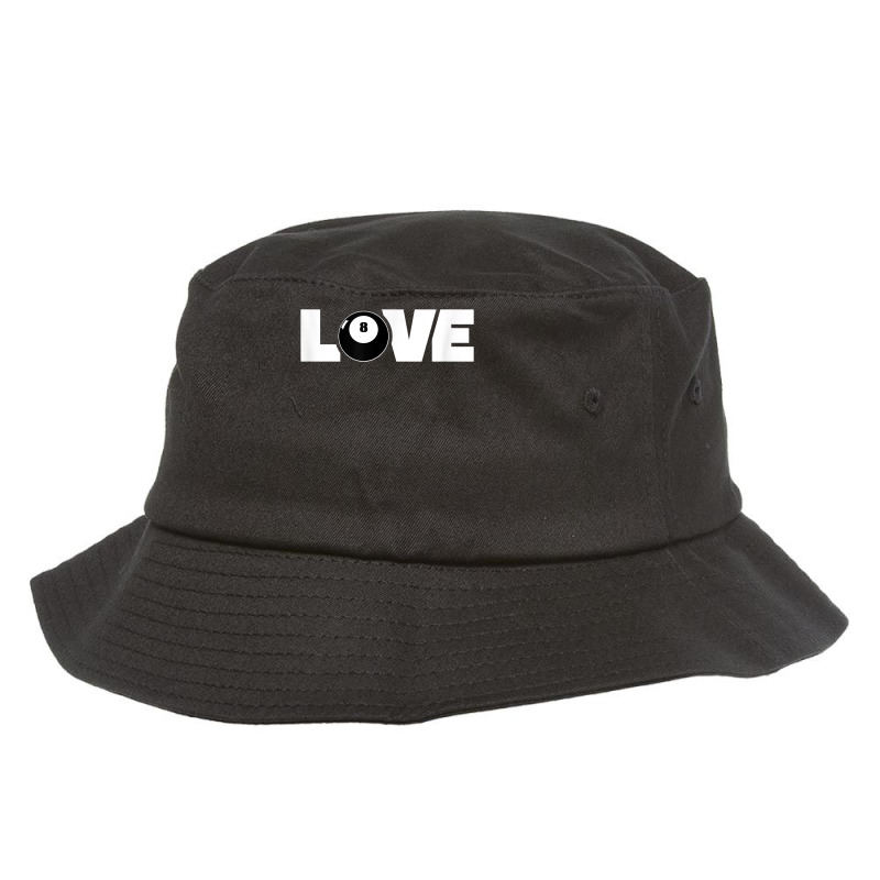 Billiard Love Pool Table Snooker T Shirt Bucket Hat | Artistshot