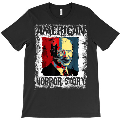 Biden Horror American Zombie T-shirt Designed By Bariteau Hannah