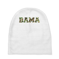 Alabama Pride Bold Green Camouflage College Sports Font T Shirt Baby Beanies | Artistshot